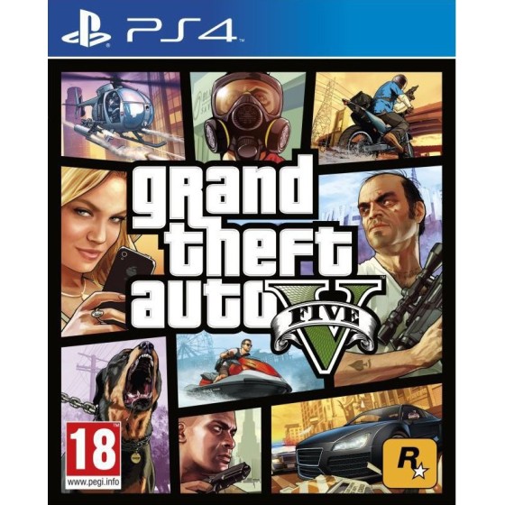 Grand Theft Auto V - GTA V (PS4) Used-Μεταχειρισμένο(CUSA-00411)
