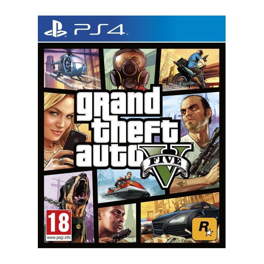Grand Theft Auto V - GTA PS4 Games