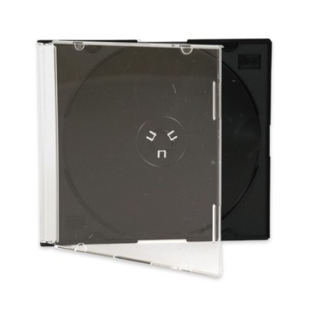 ΘΗΚΗ ΠΛΑΣΤΙΚΗ ΣΚΛΗΡΗ ME ΔΙΑΦΑΝΕΣ ΚΑΠΑΚΙ ΓΙΑ DVD/CD, ΜΑΥΡΗ ΒΑΣΗ, ΣΕ ΜΕΓΕΘΟΣ (0,12 Χ 0,14).