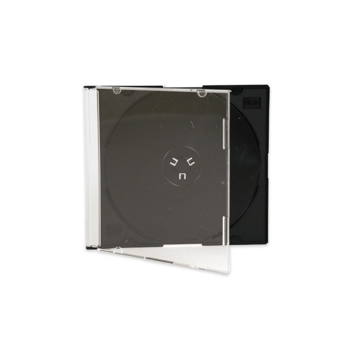 ΘΗΚΗ ΠΛΑΣΤΙΚΗ ΣΚΛΗΡΗ ME ΔΙΑΦΑΝΕΣ ΚΑΠΑΚΙ ΓΙΑ DVD/CD, ΜΑΥΡΗ ΒΑΣΗ, ΣΕ ΜΕΓΕΘΟΣ (0,12 Χ 0,14).