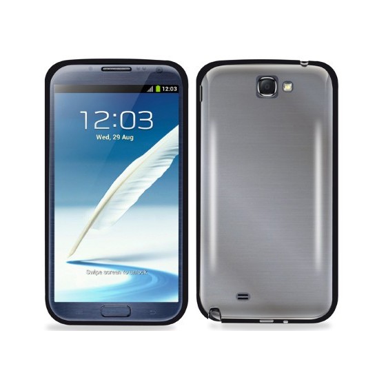 Θήκη προστασίας SGGNOTE2CLEARBLK “CLEAR” της Puro για το Samsung ΝΟΤΕ 2