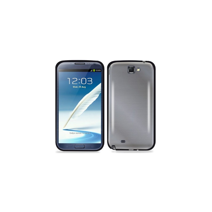 Θήκη προστασίας SGGNOTE2CLEARBLK “CLEAR” της Puro για το Samsung ΝΟΤΕ 2