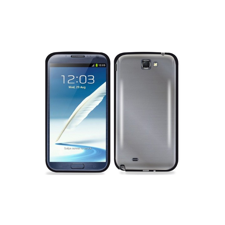 Θήκη προστασίας SGGNOTE2CLEARBLK “CLEAR” της Puro για το Samsung ΝΟΤΕ 2