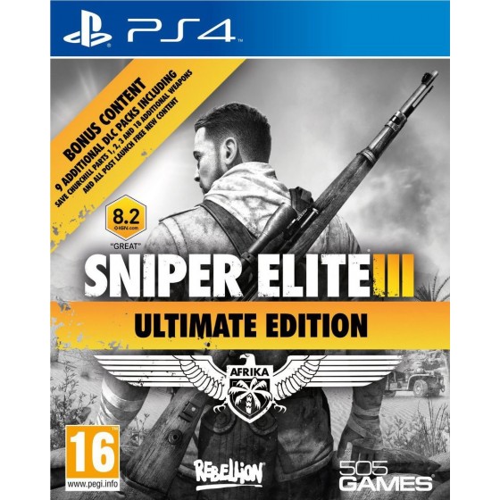 Sniper Elite 3 Ultimate Edition PS4 GAMES Used-Μεταχειρισμένο