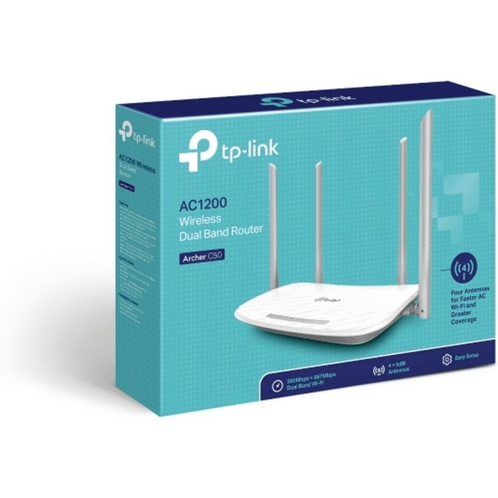 TP-LINK Archer C50 AC1200 dual-band wireless router