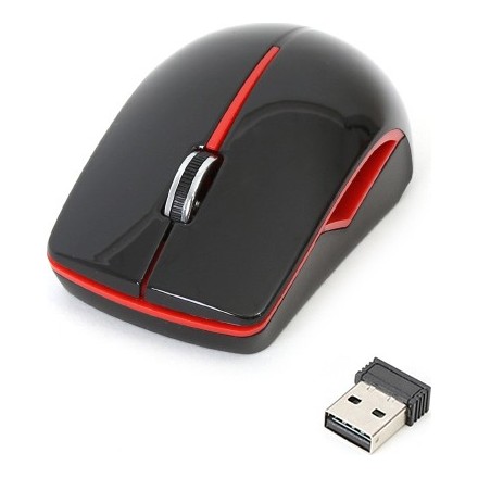 Ποντίκι Ασύρματο Platinet PM0417WBR USB μαύρο/κόκκινο