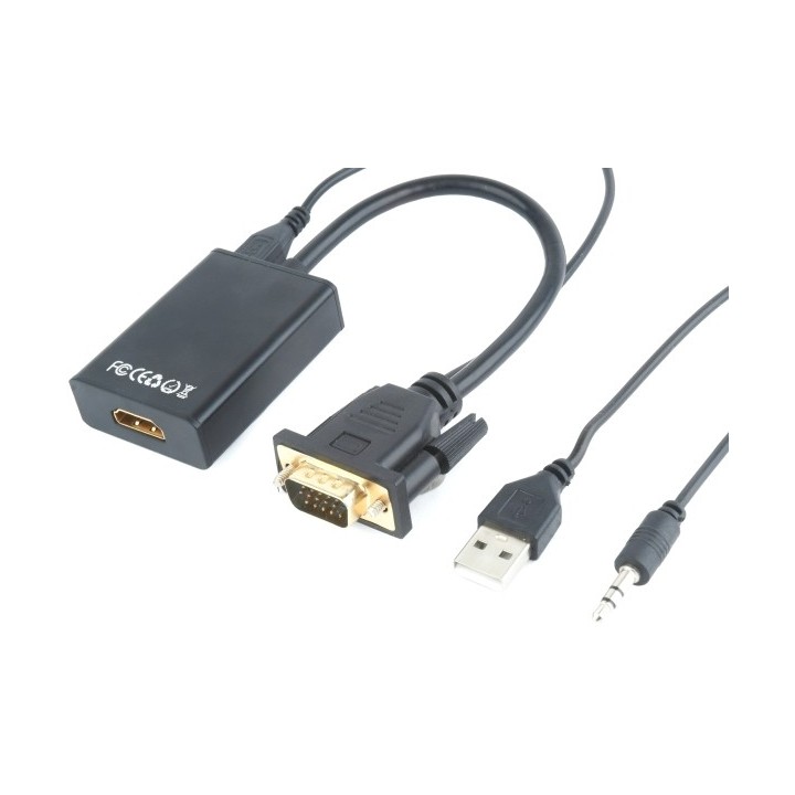 Μετατροπέας VGA σε HDMI, Μαύρο