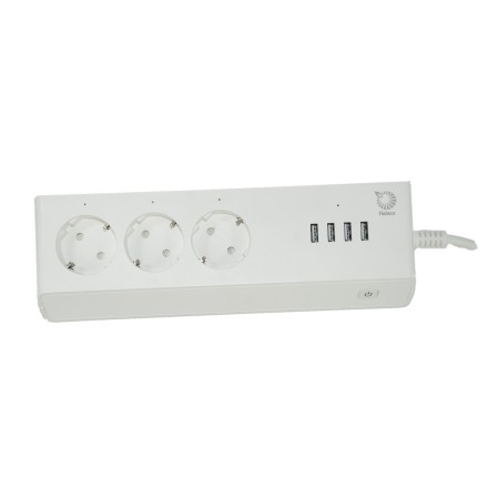 Πολύπριζο smart WiFi με USB 3+4 FBE2 SS06/10A/2300w