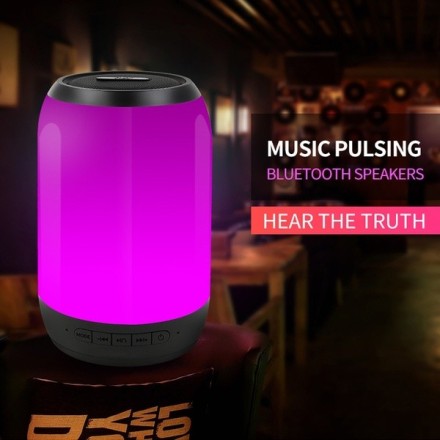 NBY Brand 2260 Mini LED Light Subwoofer Wireless Bluetooth Speakers