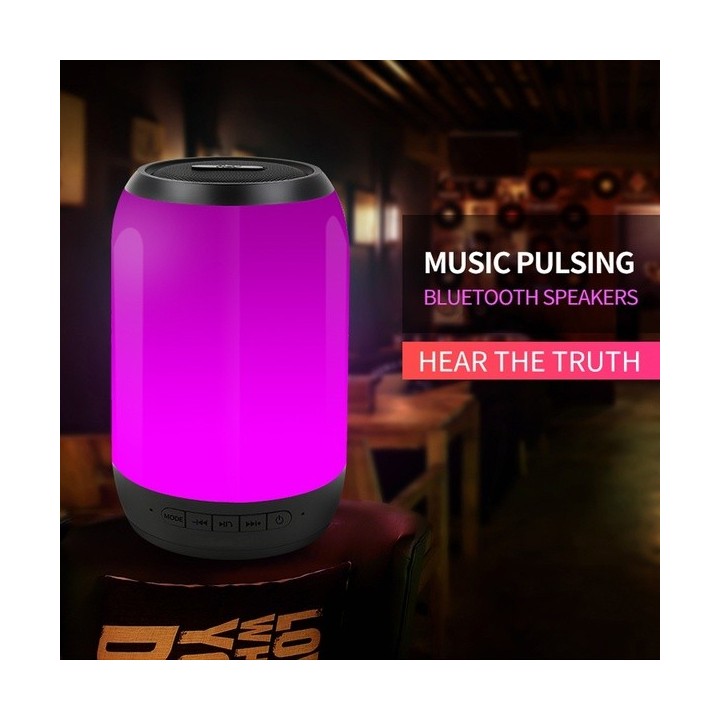 NBY Brand 2260 Mini LED Light Subwoofer Wireless Bluetooth Speakers