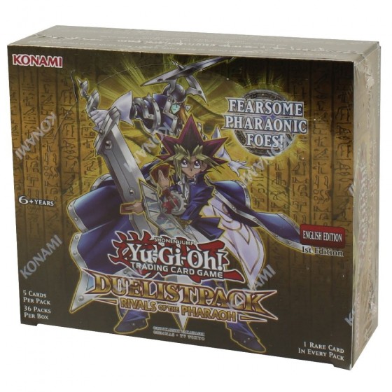 Yugioh Rivals Of Pharaoh Duelist Packs Booster Box - 36 packs of 5 cards each Φακελάκι