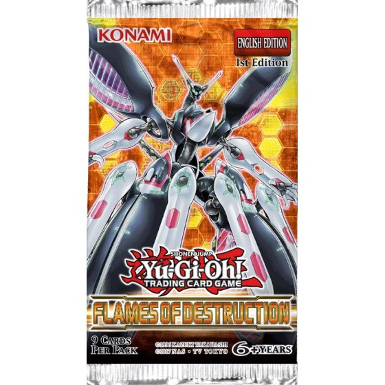 YU-GI-OH!: FLAMES OF DESTRUCTION BOOSTER ΦΑΚΕΛΑΚΙ