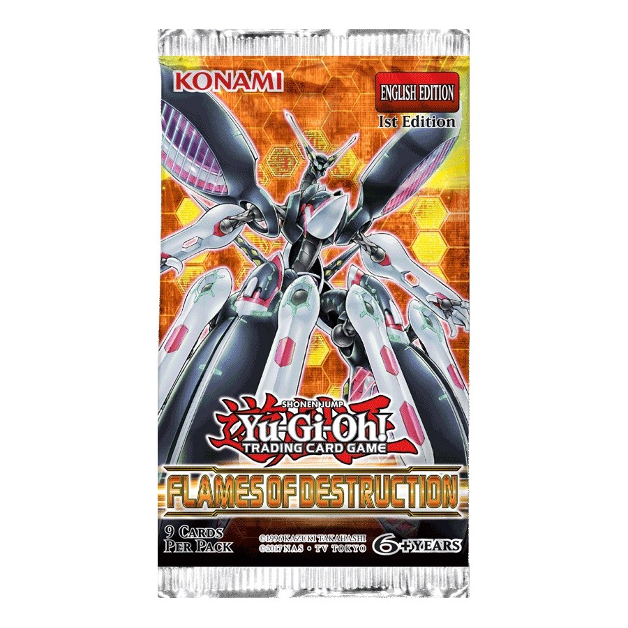 YU-GI-OH!: FLAMES OF DESTRUCTION BOOSTER ΦΑΚΕΛΑΚΙ