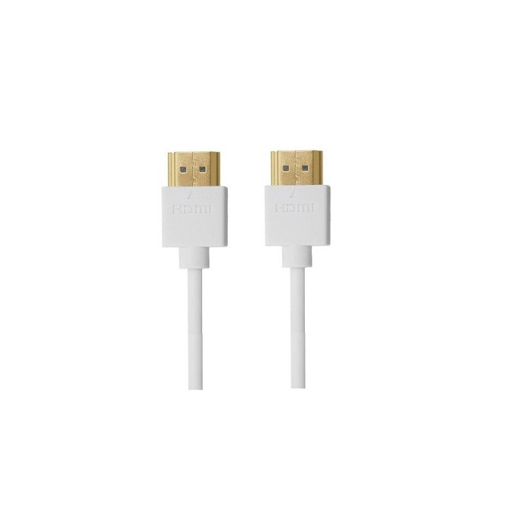 Καλώδιο HDMI Μ/Μ DeTech, 1.5m, Λευκό SLIM