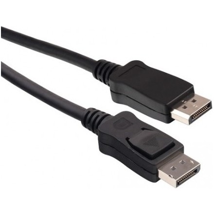 Καλώδιο DeTech Display Port 14+1 cooper σε Display Port 1.8m, Μαύρο