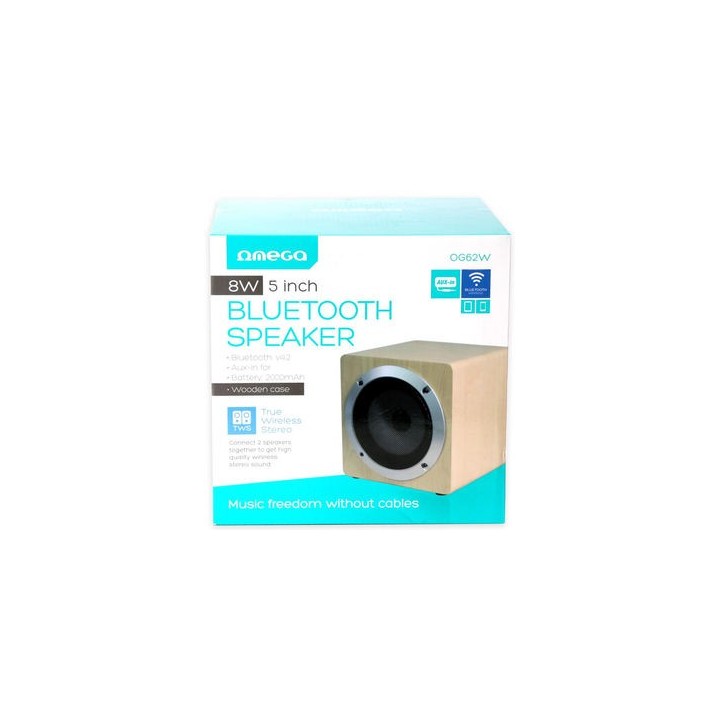 OMEGA Bluetooth Wooden Case 5 inch 8W OG62W